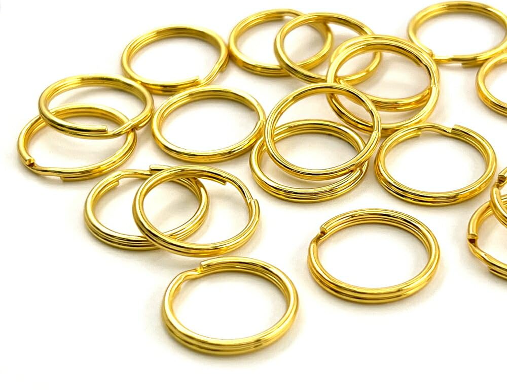 ゴールドリング 2個 Amazon.co.jp: 2[ニ20] 40個入 二重リング 直径(外径)20mm 線幅1.5